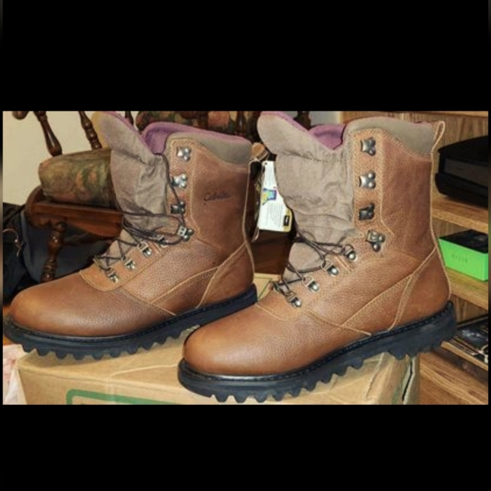 Cabelas 10" Iron Ridge 800G Style#811928 Boots for Hiking or Work